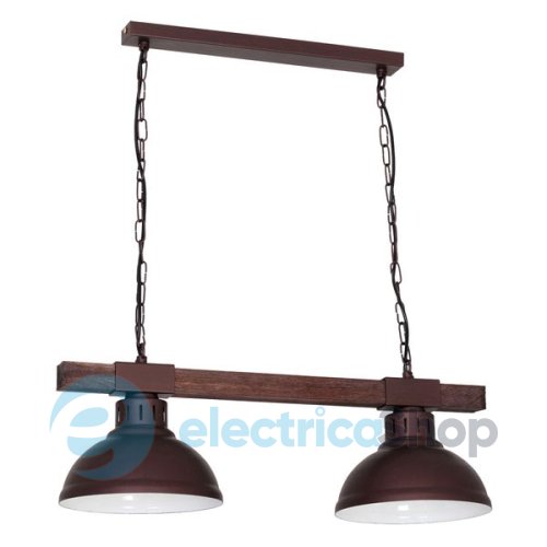 Люстра LUMINEX Hakon 9053 dark wood