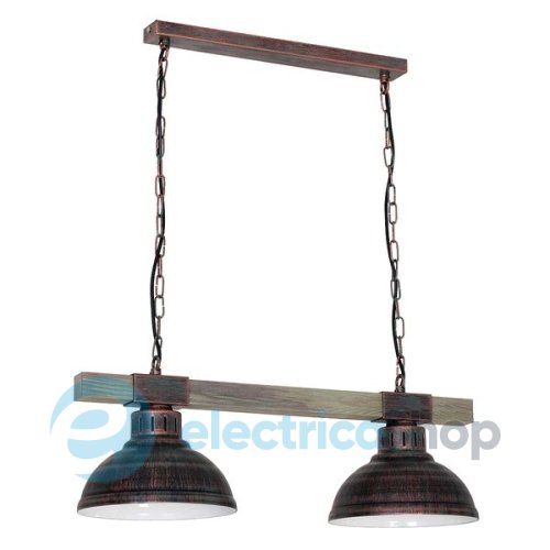Люстра LUMINEX Hakon 9057 natural wood