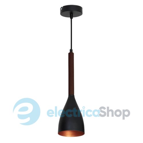 Люстра LUMINEX Muza 9159 black/gold, dark wood