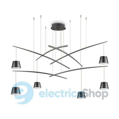 Люстра Ideal Lux 196992 Fish SP6 Nero