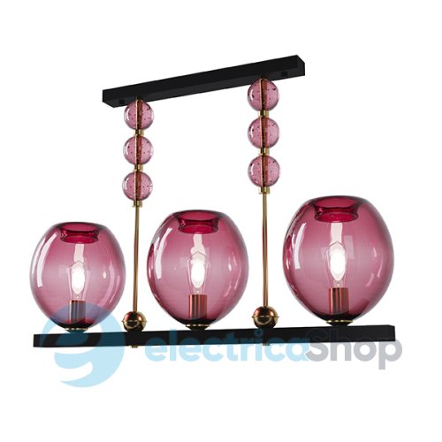 Люстра PikArt Colourglass UP 12101-3 pomegranate