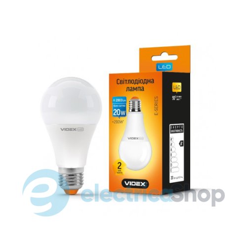 LED лампа VIDEX A65e 20W E27 4100K