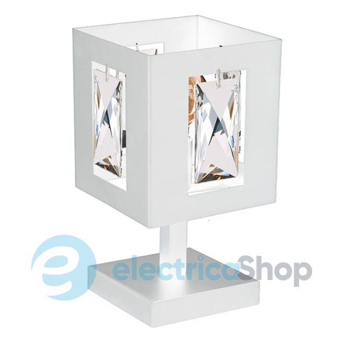 Настільна лампа LUMINEX Kristall 7190 white