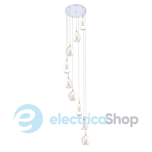 Подвесной светильник AZzardo Amber Milano 9 AZ3102 clear