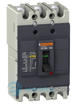 Автоматичний вимикач EasyPact 3-п 100А 15kA 400V 3P/3T EZC100N3100