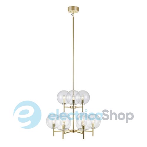 Люстра MARKSLOJD Crown 107920 gold/clear