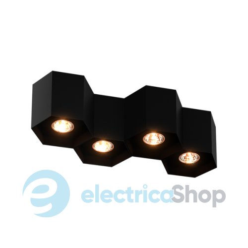 Точечный светильник Zuma Line POLYGON CL4 SPOT 20037-BK