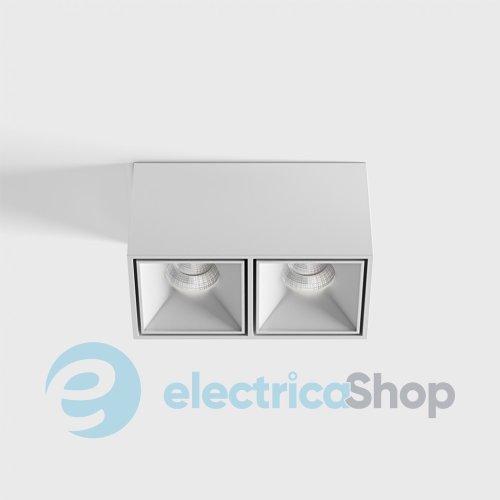 Накладний світильник LTX BLOCK LED 2x10W, 3000K (02.8020.20.830.WH)