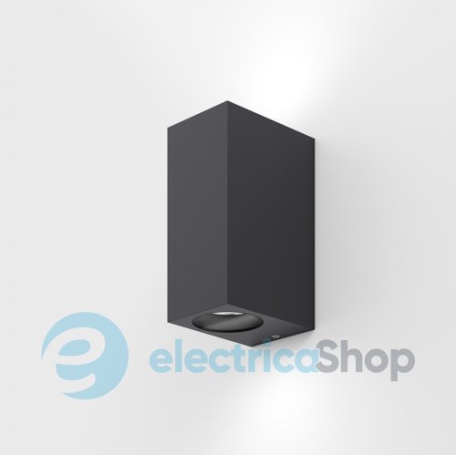 Вуличний настінний світильник LTX GRAPH2 GU10 max 2x7W LED, графіт (08.2010.14.000.GR)