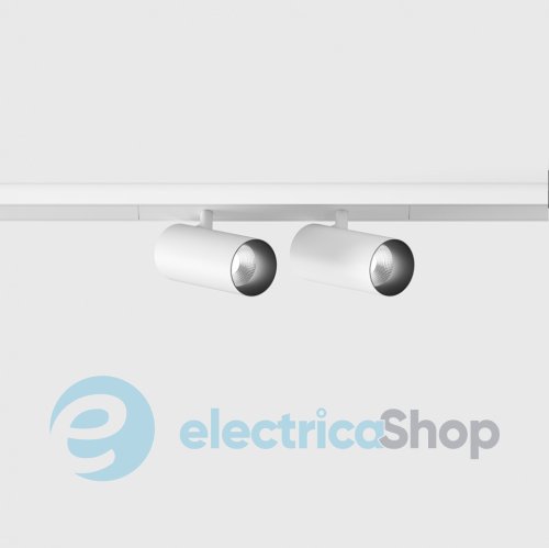 Магнитный трековый светильник LTX MINI LINE42 TUB S A X2 прожекторный белый (07.3270.10.930.WH)