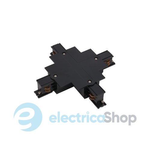 Коннектор X-образный Nowodvorski 8680 CTLS TRACK RECESSED POWER X CONNECTOR BLACK