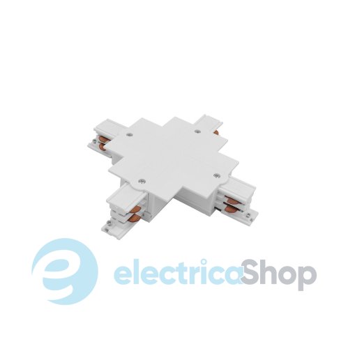 Коннектор X-образный Nowodvorski 8678 CTLS TRACK RECESSED POWER X CONNECTOR WHITE