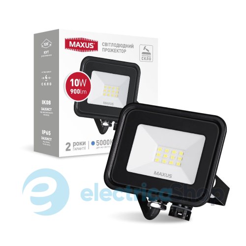 Світлодіодний прожектор MAXUS FL-04 10W 5000K (1-MFL-04-1050)