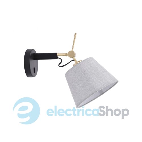 Бра Azzardo Zyta Wall XS BK/GO Grey AZ4186
