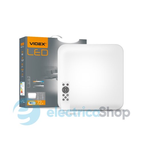 LED светильник функциональный квадратный VIDEX 72W 2800-6000K