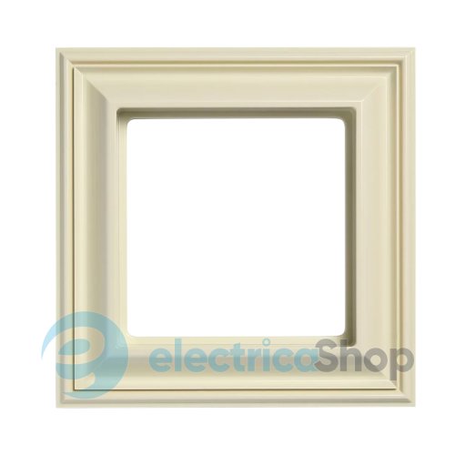Рамка 1-постова ECO PROFI DECO, колір слонова кістка