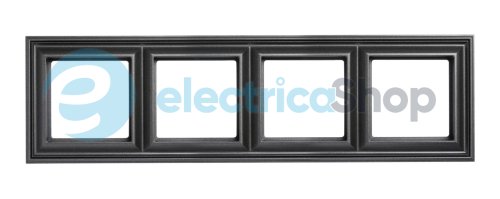 Рамка 4-постова ECO PROFI DECO, колір антрацит