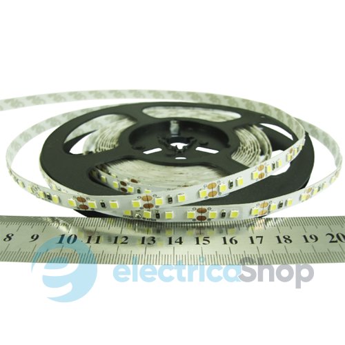 Лента cветодиодная 120 Led/m 6500K 24V, 8.6Вт, IP33 RISHANG 2835-120-IP33-CWd-8-24 RN08C0TC-B e-pcb (10449) холодный белый свет