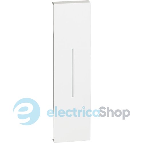 Лицьова панель для вимикача/перемикача (1-мод.) Bticino LIVING NOW, колір білий