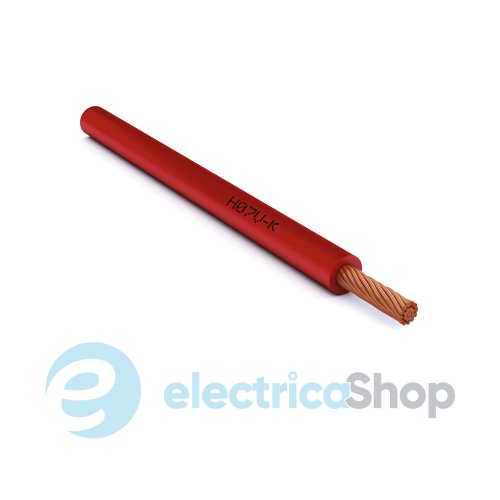 Провод монтажный гибкий ICEL H07V-K 1X2,5 красный 040057