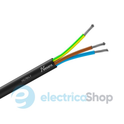 Гумовий кабель Nexans H07RN-F 3G1 чорний 050045