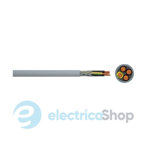 Кабель экранированный FABER KABEL YSLCY-JZ 4X2,5 серый 033372