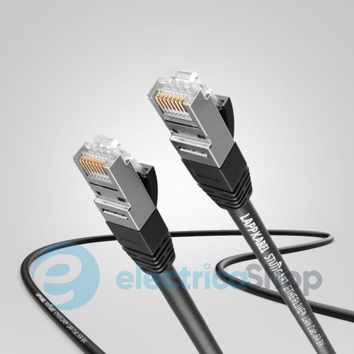 Патчкорд (Р) ETHERLINE LAN Cat.6A 0,25 BK LappKabel