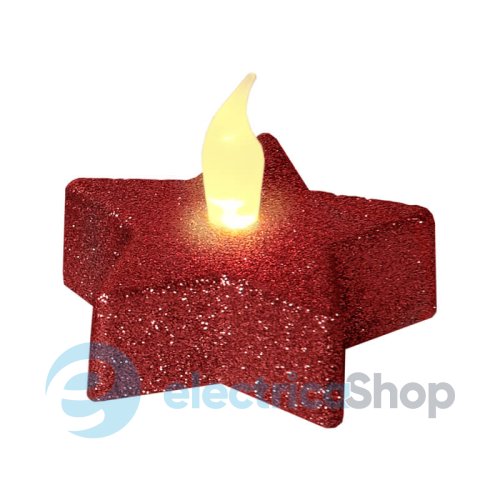 Прикраса новорічна EGLO "Свічка чайна зірка" STAR TRADING 067-33 Candle Tealight 2шт