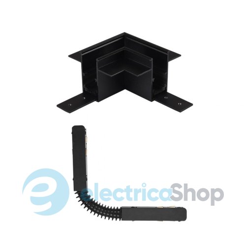 Угловое соединение AZzardo TRACK MAGNETIC CORNER 90 + FLEX GIPS BK AZ4681