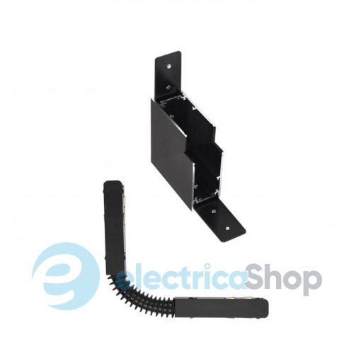 Угловое соединение AZzardo TRACK MAGNETIC INNER CORNER 90 + FLEX BK AZ4683