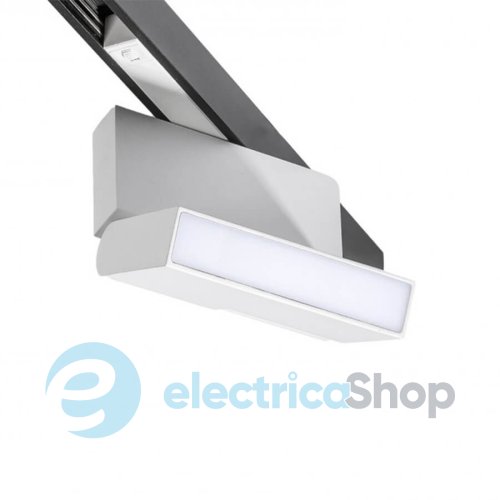 Магнітний трековий світильник AZzardo ALDO TRACK MAGNETIC 12W MILKY120 3000K WH AZ4626