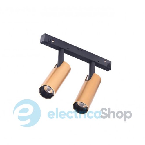 Магнитный трековый светильник AZzardo NIKO 2 TRACK MAGNETIC 2x7W 3000K GO/BK AZ4588