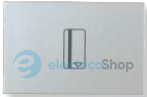 Вимикач картковий з таймером Zenit срібний