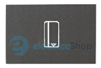 Вимикач картковий з таймером Zenit антрацит