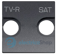 Панель розетки TV-R/SAT Zenit колір антрацит