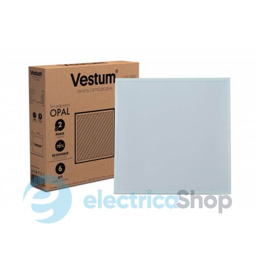 Светодиодная панель Vestum LED OPAL 50W 600Х600 6500K 220V 1-VS-5002