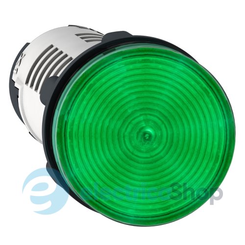 Сигнальна лампа Harmony XB7 Schneider Electric, моноблочна, 22 мм, зелена, 230 В., XB7EV03MP