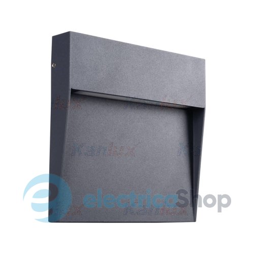 Уличный настенный светильник Kanlux DULI LED 6,5W-NW-L-GR (33752)