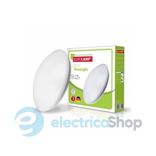 Світлодіодний світильник Eurolamp DECO Light круглий накладний 18W 4000K (LED-NLR-18/4(F)new)
