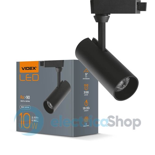 Трековий світильник VIDEX LED VL-TR04-104B 10W 4100K (25911)