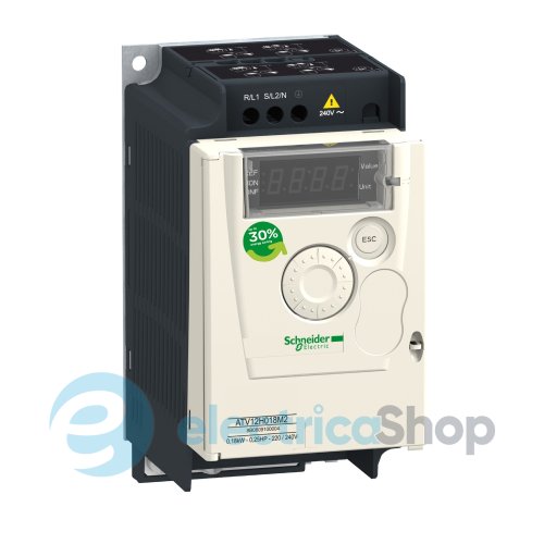 Преобразователь частоты Schneider Electric ATV12 0.18кВт 240В 1Ф