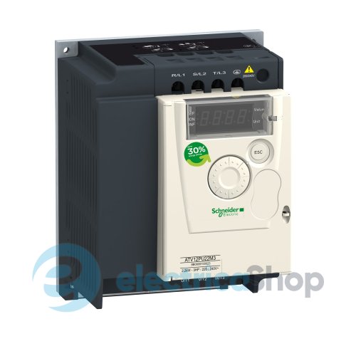 Преобразователь частоты Schneider Electric ATV12 1.5КВТ 240В 3Ф на платформе