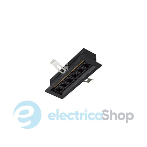 Точечный встраиваемый светильник Skarlat LISE RSL74165 6x2W BK+GD 3000K