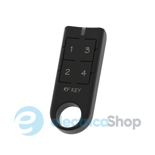 Пульт ДУ 4-канальний, брелок, RF KEY/B чорний