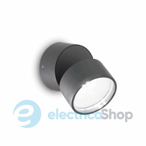 Вуличний настінний світильник Ideal Lux Omega AP Round 3000K 285450
