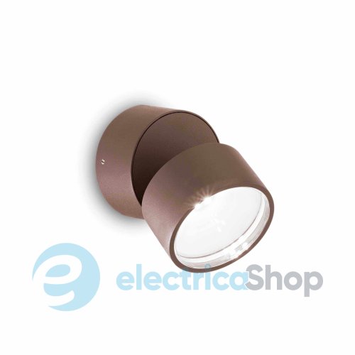 Вуличний настінний світильник Ideal Lux Omega AP Round 4000K 285498