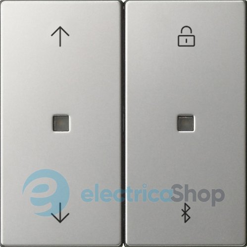 Накладка керування жалюзі S3000 c Bluetooth + таймер System 55 Gira 5367600 сталь