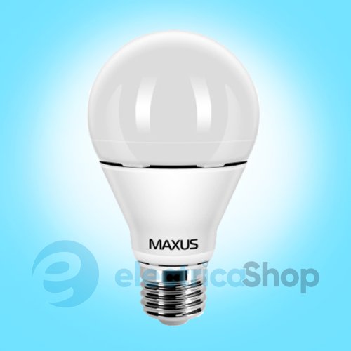 Светодиодная лампа MAXUS LED A60 10W 4100K 220V E27 AL (1-LED-370)