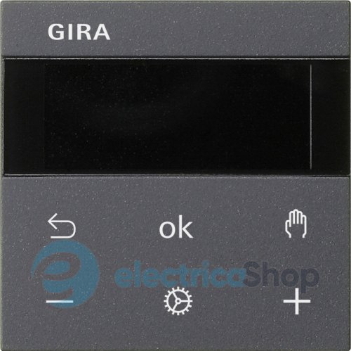 Термостат Gira S3000 Display System 55, 539328 антрацит