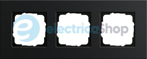 Рамка 3 места Gira Esprit 0213126 алюминий, черный